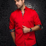Shirt casual dress fashion for men 98% cotton and 2% Spandex for optimum comfort. Distinguish yourself with contrasting patterns and sophisticated details. Comfortable with premium stretch cotton fabric. 