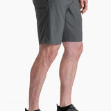 At home in or out of the water, the UPSHIFT Short can do it all. Our lightweight, hybrid design easily adapts to almost any activity. Soft yet durable, water-resistant, and quick-drying, this stretch-enhanced performance short has all the tools for KÜHL summer fun!