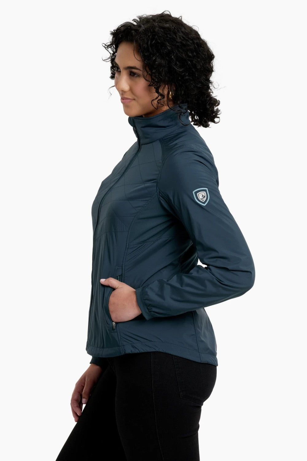 Windproof yet breathable. Warm yet lightweight. Water resistant with stretch. THE ONE JACKET features temperature-regulating AERO KNIT technology for breathable comfort and performance. Underarm knit gussets provide stretch and release excess heat during high-output activity. There is only one!