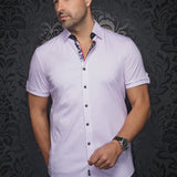 This is a collection of comfortable, performance stretch, fashionable dressy and casual shirts. Stand out from the crowd, thanks to Au Noirs cleaver use of contrasting patterns and sophisticated details. Comfortable with a high quality, performance stretch cotton fabric. 