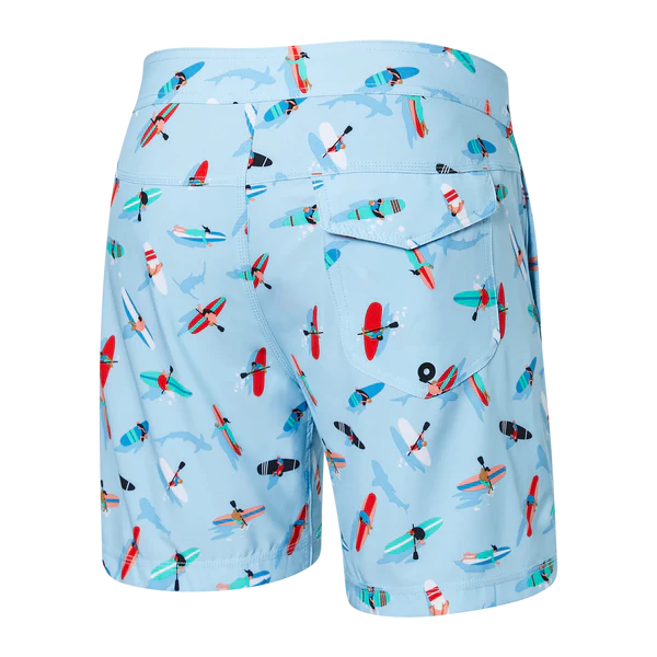 These 2N1 board shorts combine a Slim Fit liner under a fixed-waist shell. The integrated liner is form-fitting through the butt and thighs.Big waves and bold moves. Betawave is the first-ever board short equipped with the BallPark Pouch, providing unreal support in and out of the water.