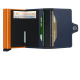 Secrid Twinwallet Matte Nightblue Orange
