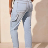 Tribal Audrey Girlfriend Straight Carpenter Jeans