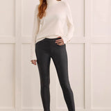 We're obsessed with the way these glitter-coated skinny pants wrap you in flashy style—they're perfect for bringing a dressy, pulled-together feel to even the most casual outfits.