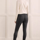 We're obsessed with the way these glitter-coated skinny pants wrap you in flashy style—they're perfect for bringing a dressy, pulled-together feel to even the most casual outfits.