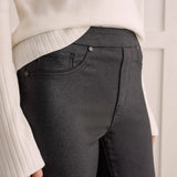 We're obsessed with the way these glitter-coated skinny pants wrap you in flashy style—they're perfect for bringing a dressy, pulled-together feel to even the most casual outfits.