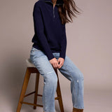 Tribal V-Neck Full Zip Sweater