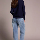 Tribal V-Neck Full Zip Sweater