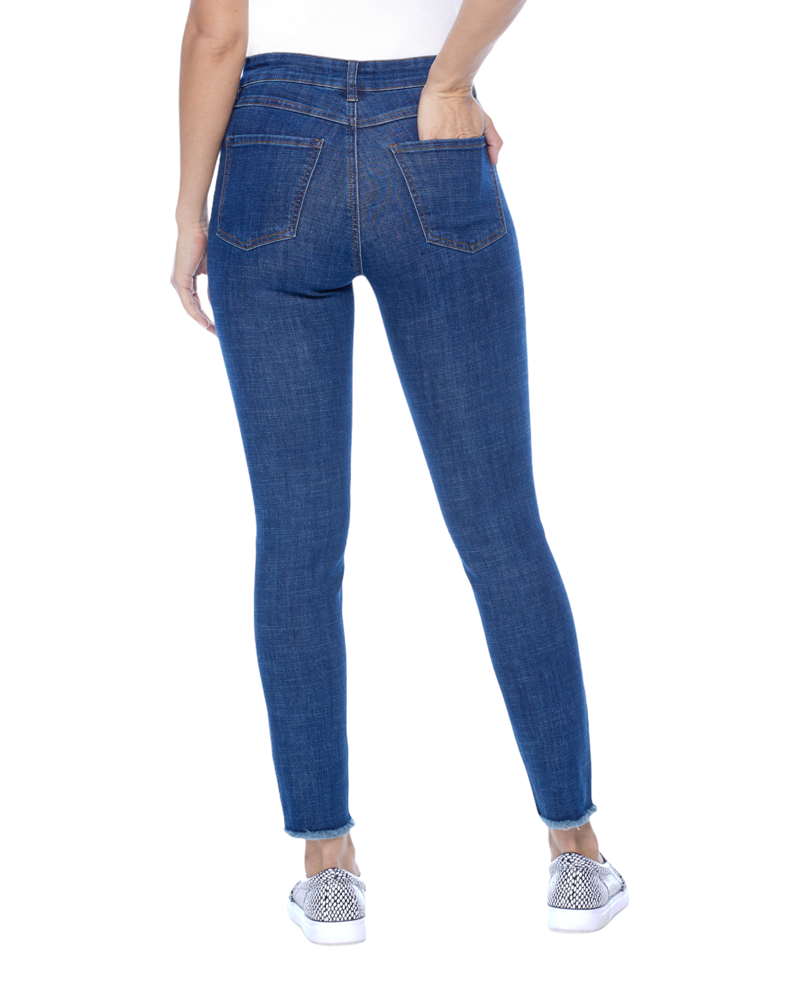 FDJ Eco-Friendly Christina Slim Ankle w/ Raw Edge.