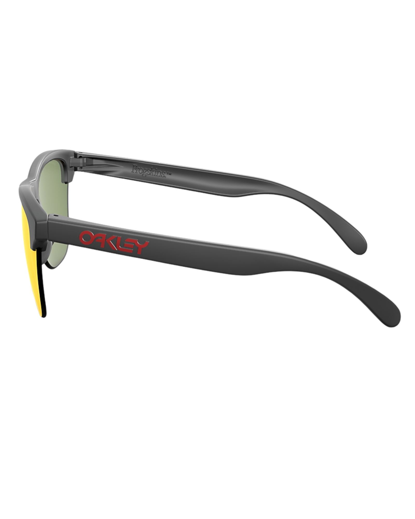 Oakley - Frogskins Lite in Matte Black with Prizm Ruby Lens.