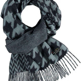 Fraas Houndstooth Cashmink Scarf