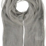 Fraas Solid Gauzy Viscose Silk Blend Wrap/Scarf