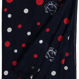 FRAAS Nautical Dot Cotton Print Scarf.