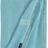 FRAAS Tonal Grid Solid Woven Scarf Wrap.