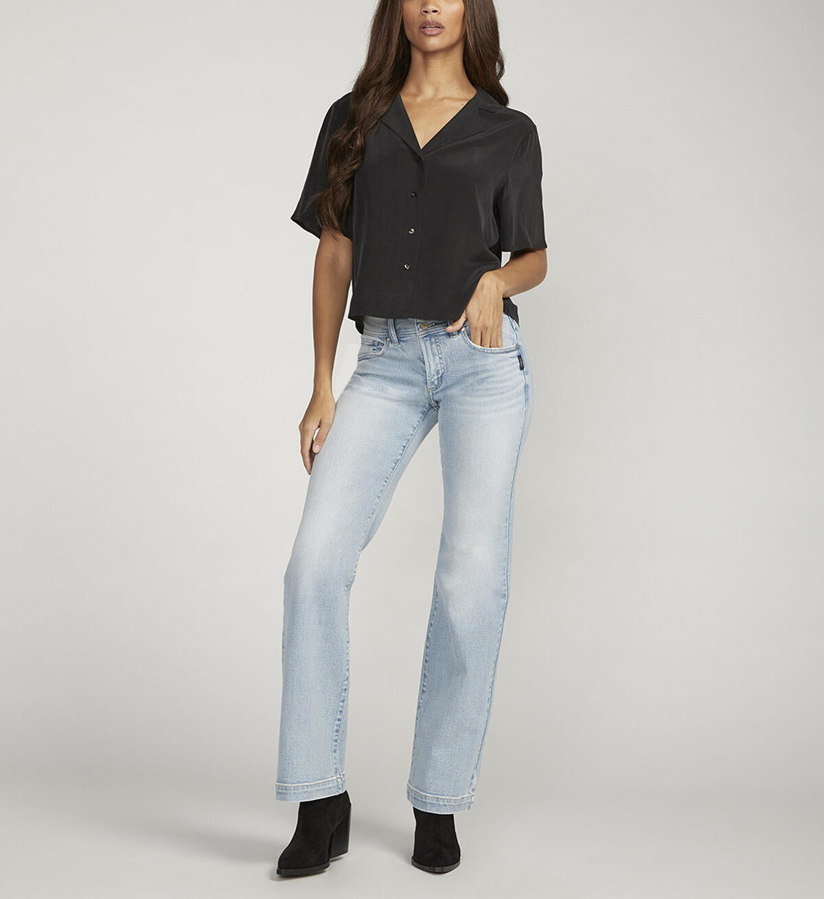 Buy Suki Mid Rise Flare Jeans for CAD 114.00