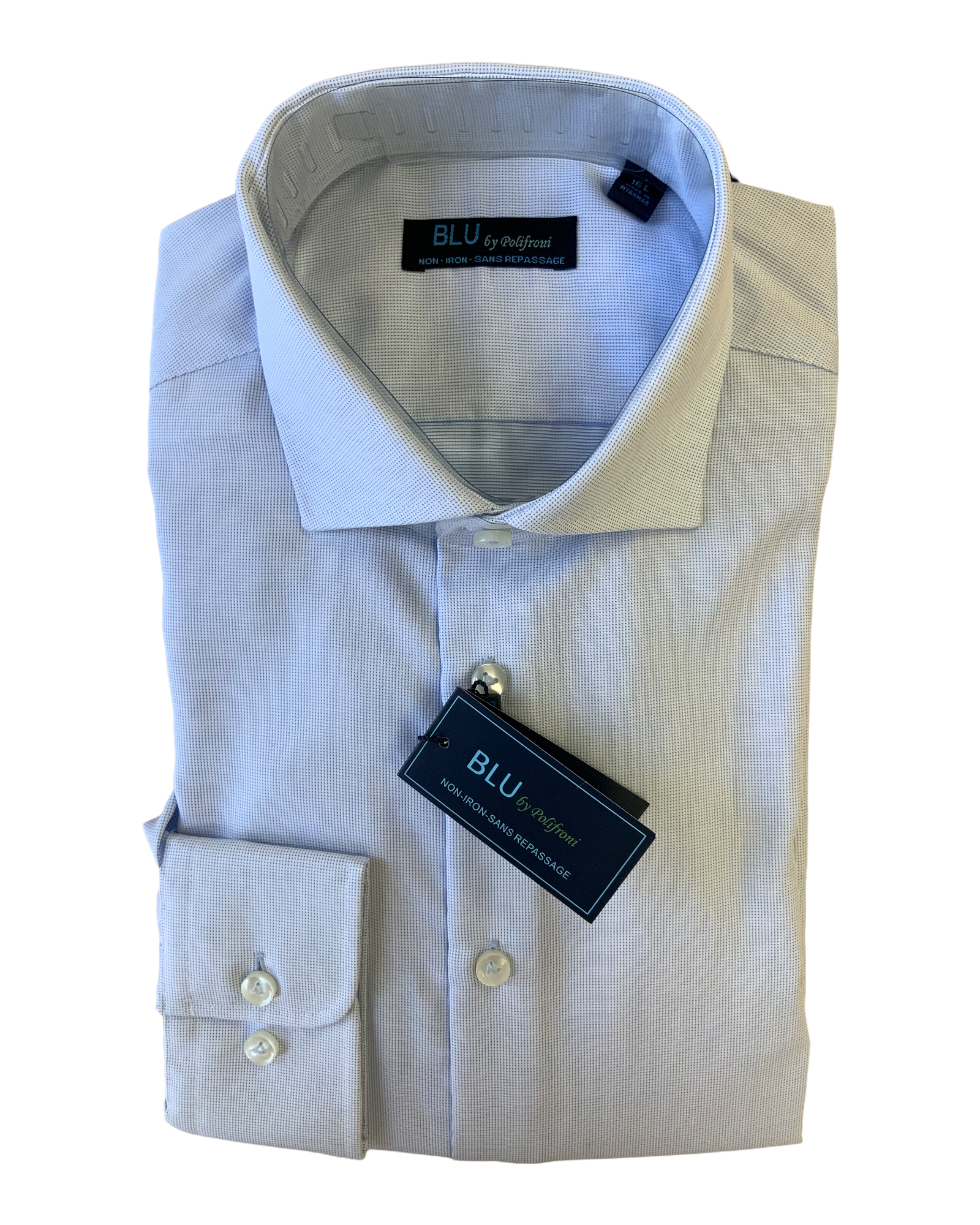 BLU by Polifroni Light Blue Dress Shirt BLU by Polifroni Light Blue Dress Shirt