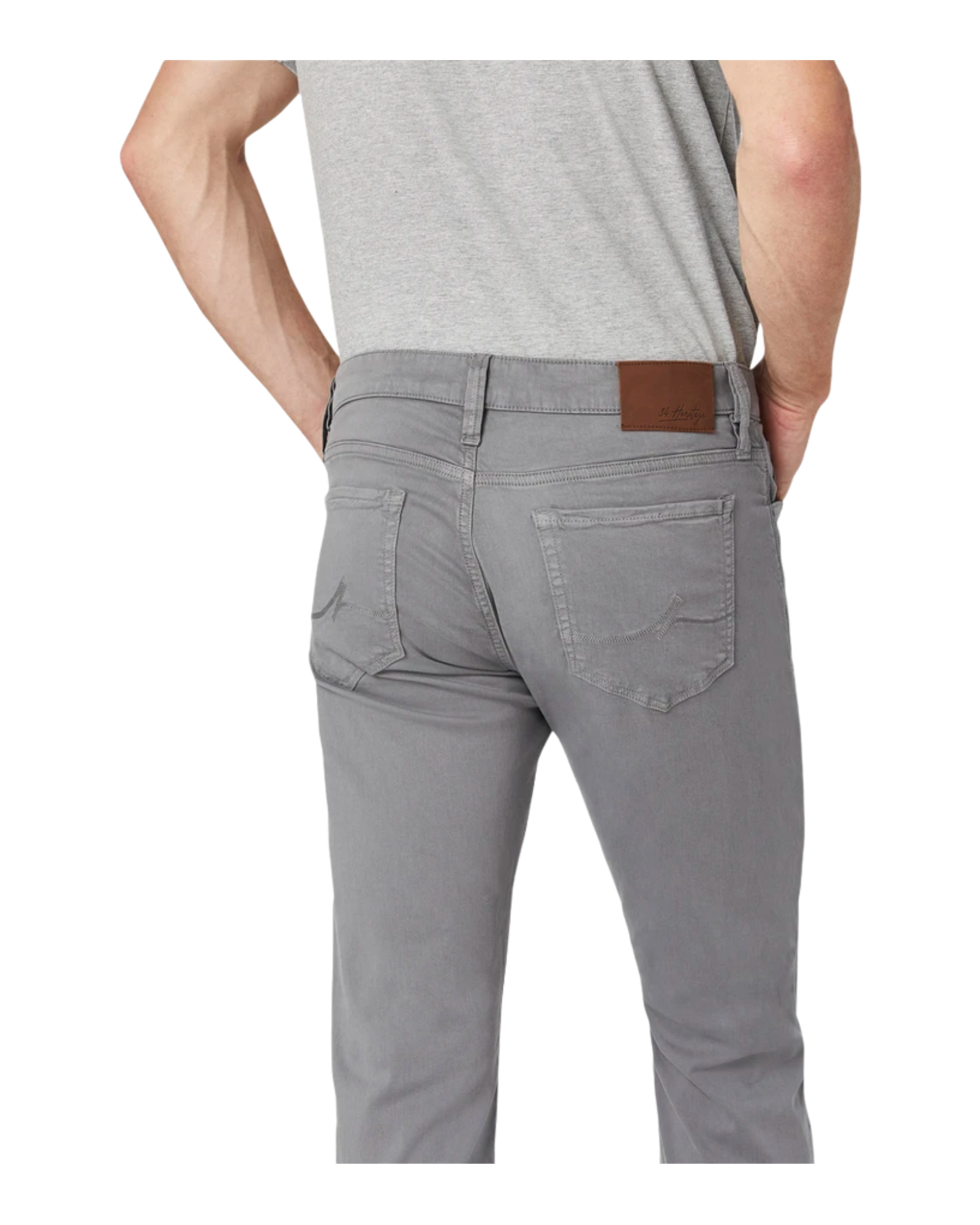 Our twill blended fabric has a supremely soft, velvety feel. This mid-rise pant has a slightly tapered leg for a contemporary straight fit.