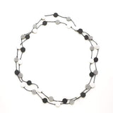 Suzie Blue Two Tone Resin Necklace