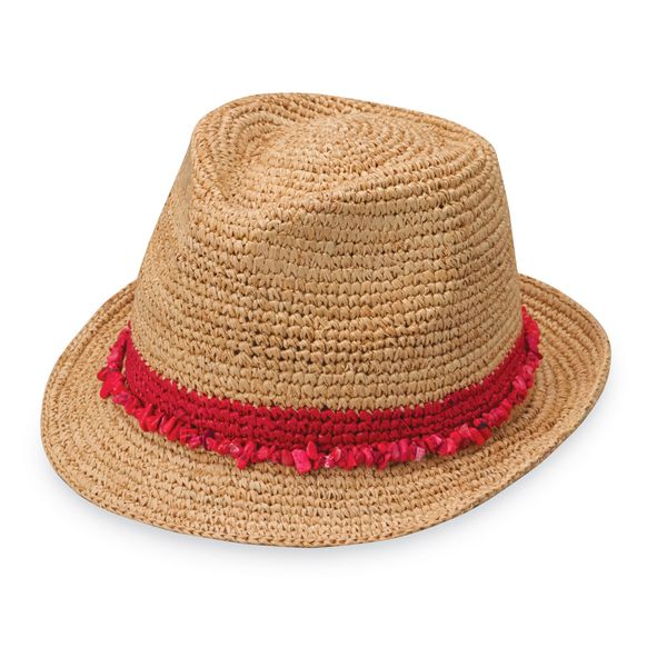 A marriage of tropical materials with urban style, the Tahiti short brim sun hat can be worn anywhere your travels take you.