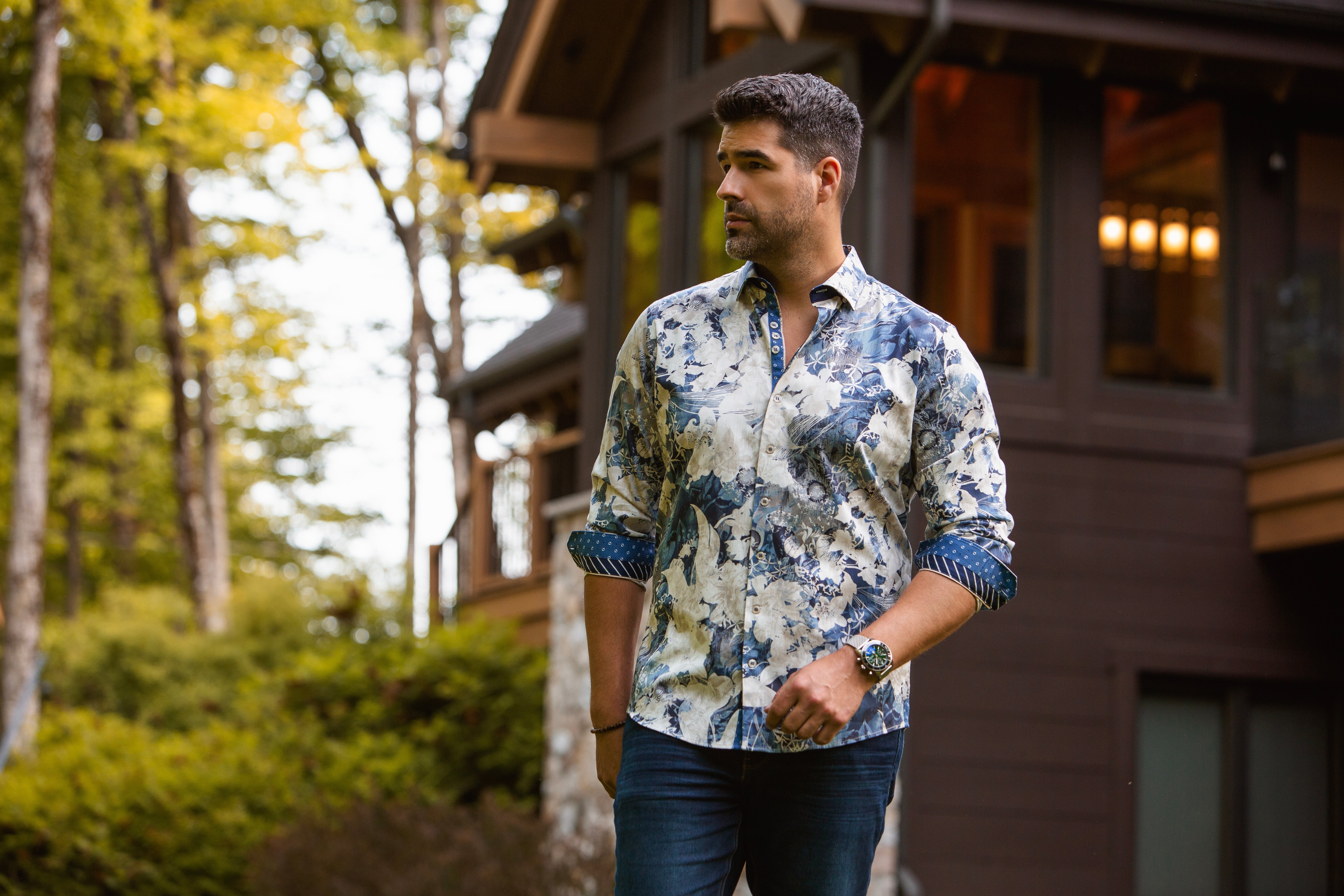 Au Noir Dress Shirt White