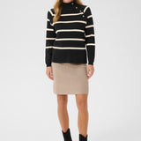 Cream Dela Button Pullover