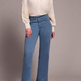 Tribal Comfort Stretch Wide Leg Pant