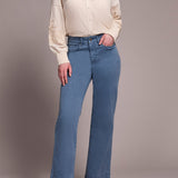 Tribal Comfort Stretch Wide Leg Pant