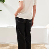 Tribal Short Sleeve Crew Neck Top w/Placement Print