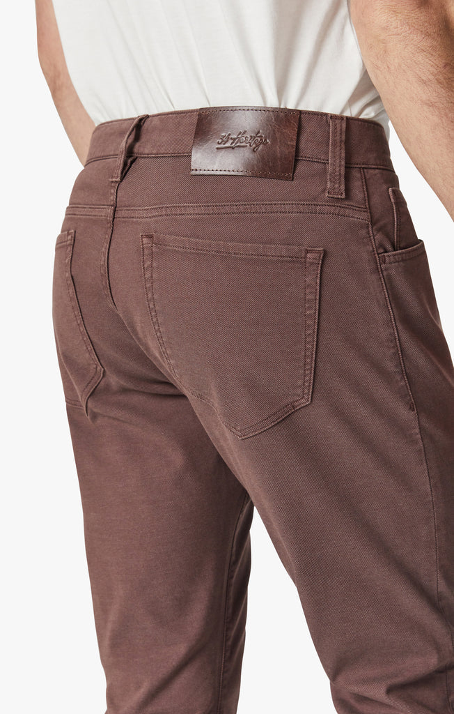 Maximum comfort is guaranteed in these dark red pants made with Thermocool, a moisture-wicking, temperature-regulating fabrication.