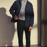 These jeans are made from the softest denim yet, that has a higher proportion of viscose and cotton for superior flexibility. Detailed with tonal hardware and contrast stitching, this mid-weight staple elevates any ensemble with its superior comfort, soft hand feel, and exceptional stretch.