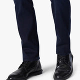 The Ink Rome features a rich dark indigo wash in a denim fabric that can easily get dressed up for any occasion. Features updated flat rivets and a rolled waistband for an ultra modern look. Luxurious stretch fabrication make these ultra comfortable.