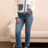 Tribal Mixed Media Crochet Jacket