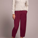 Tribal Mock Neck High Low Sweater