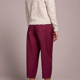 Tribal Mock Neck High Low Sweater