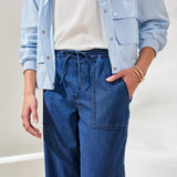 Tribal Audrey Wide Crop Jogger