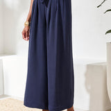 Tribal Flowy Crop Pant w/Back Elastic