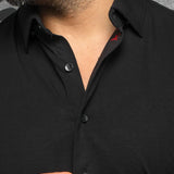 Au Noir ALEXANDER SLD Black Long Sleeve Shirt