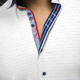 Shirt casual dress fashion for men 98% cotton and 2% Spandex for optimum comfort. Distinguish yourself with contrasting patterns and sophisticated details. Comfortable with premium stretch cotton fabric.&nbsp;