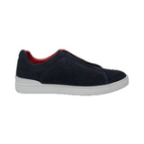 Discover our elegant navy blue suede sneaker, designed to combine comfort and versatility. The shoe features a vibrant red trim that adds a splash of color, making it a perfect choice for casual outings or sporting activities. Made from high-quality materials, this sneaker ensures durability while offering a comfortable fit for all-day wear. Enhance your shoe collection with this modern, chic design.