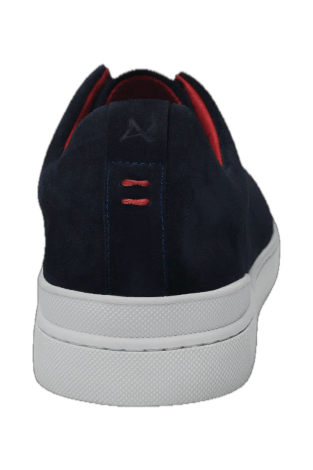 Discover our elegant navy blue suede sneaker, designed to combine comfort and versatility. The shoe features a vibrant red trim that adds a splash of color, making it a perfect choice for casual outings or sporting activities. Made from high-quality materials, this sneaker ensures durability while offering a comfortable fit for all-day wear. Enhance your shoe collection with this modern, chic design.
