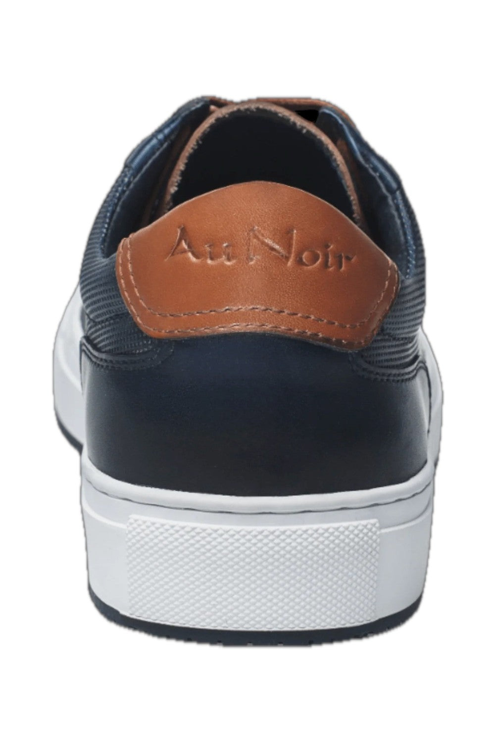 This navy blue leather sneaker features a sleek design complemented by stylish white trim, making it a versatile addition to any wardrobe. Made from high-quality materials, it offers both durability and comfort, ideal for casual outings or everyday wear. The combination of classic black and crisp white ensures a modern aesthetic, while the sneaker's lightweight construction offers ease of movement. Perfect for those seeking a blend of fashion and functionality.