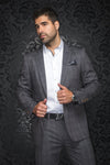 Men's casual dress polo shirt. Distinguish yourself with contrasting patterns and sophisticated details.