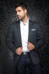 Blazer Fashionable and stretchy for men. Stand out with our sophisticated details and patterned lining.