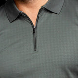 Au Noir BENTLEY Long Sleeve Polo Shirt