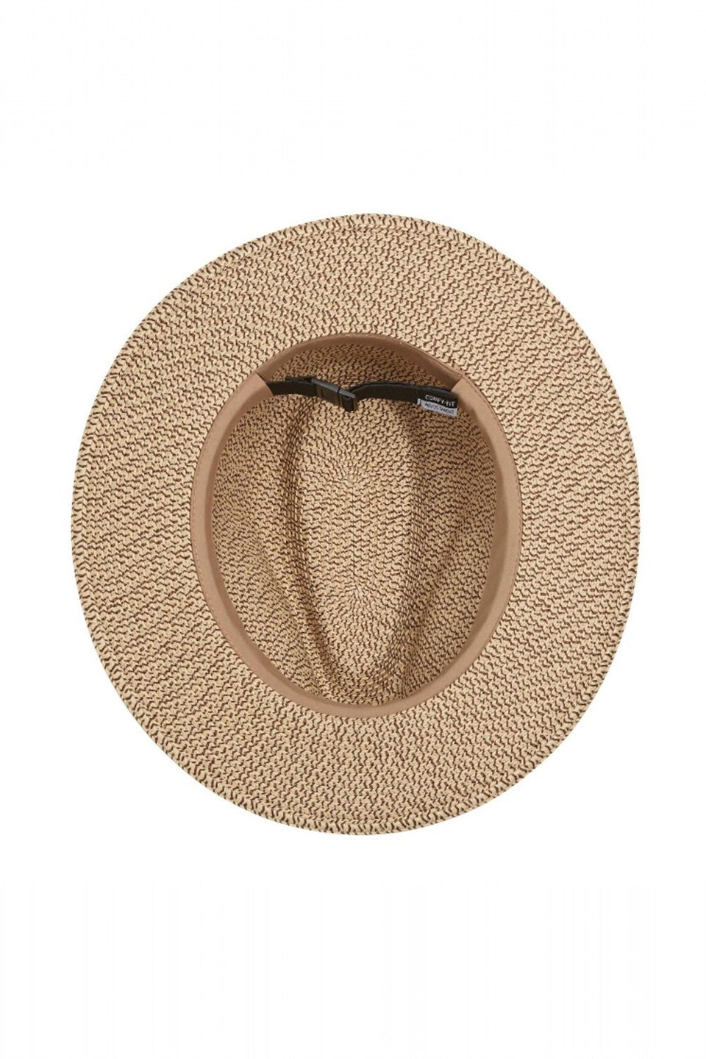 Beige hat on a white background