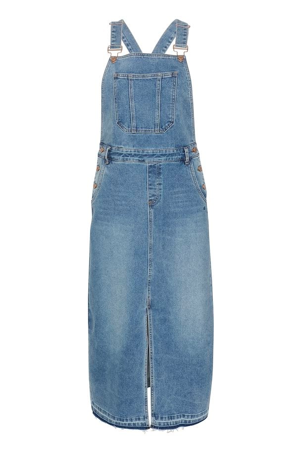 H&m denim pinafore dress best sale