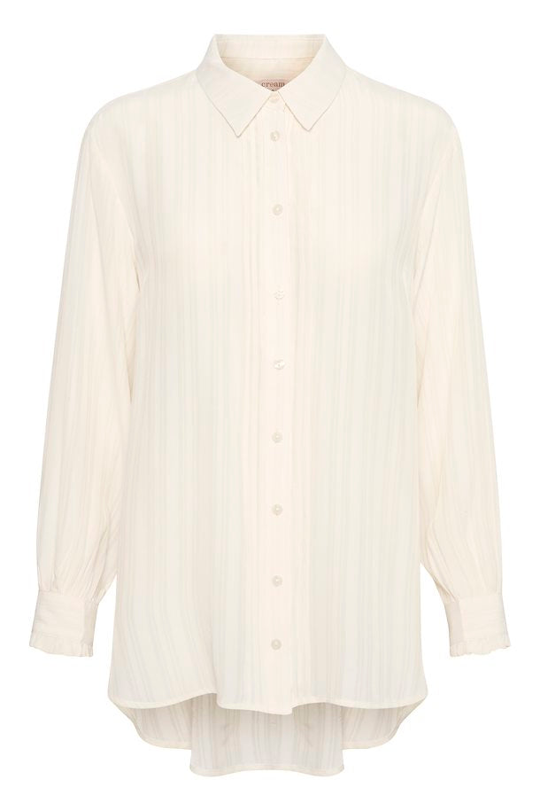 The perfect addition to your wardrobe, the Cream Amanda Shirt is a classic design crafted from premium fabric