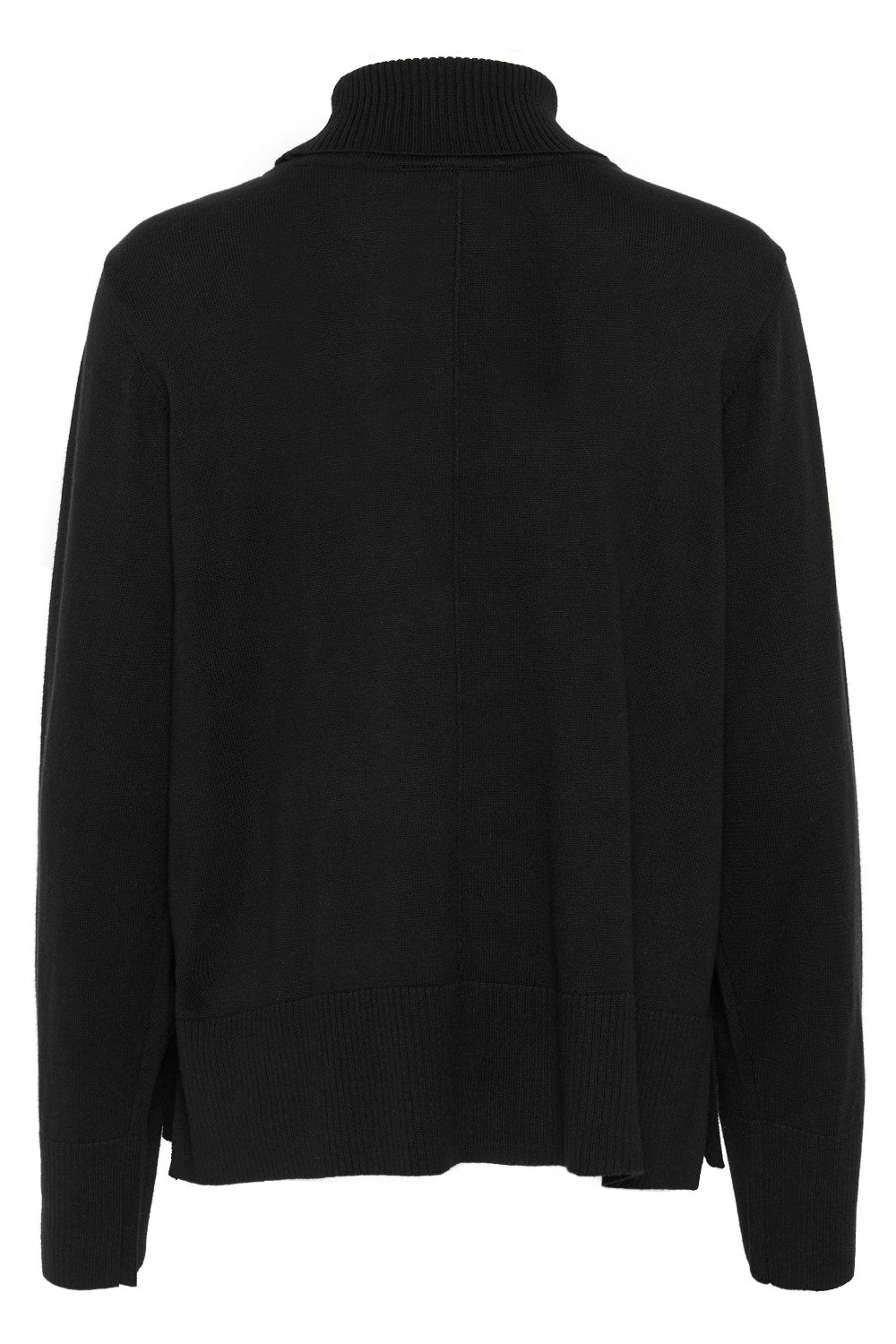 Black sweater on a white background