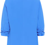 Blue blazer on a white background