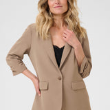 Cream Cocamia 3/4 Blazer